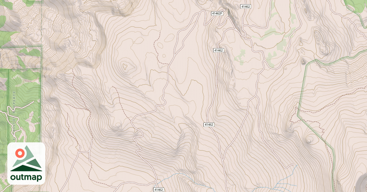 Map of SECTION CORNER SPUR F