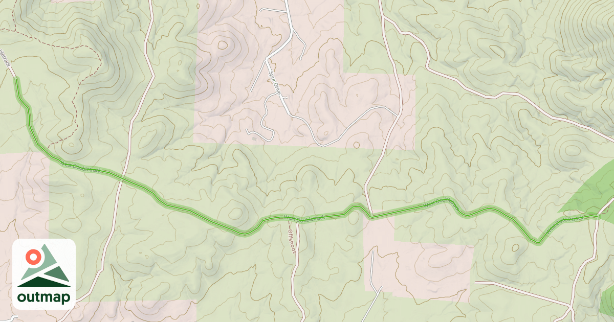 Map of West Doubletrack