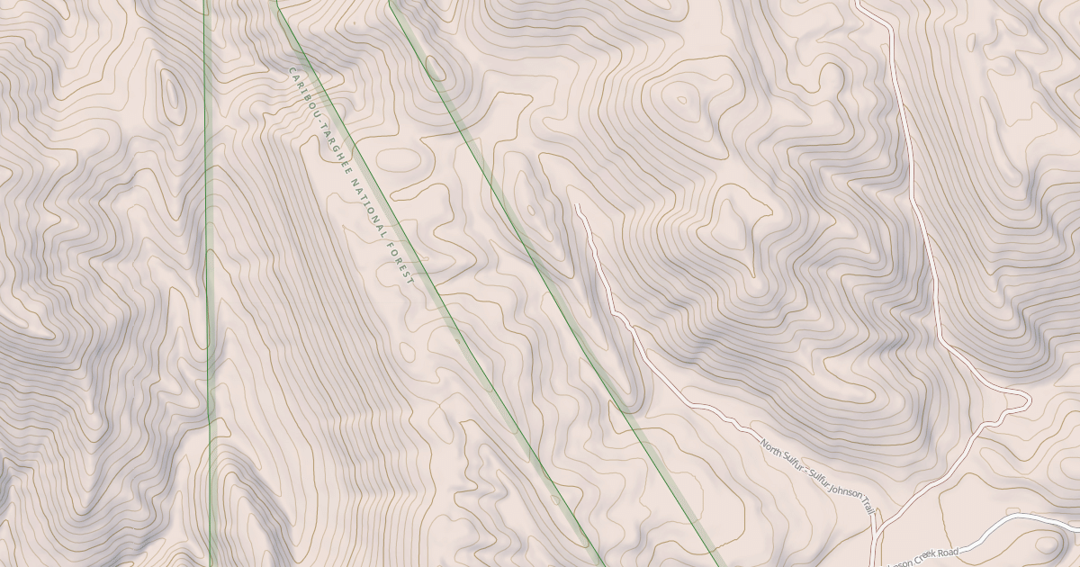 Map preview of North Sulfur - Sulfur Johnson