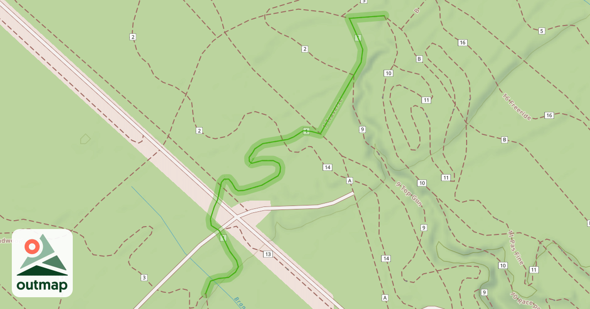 Map of 1 Traverse
