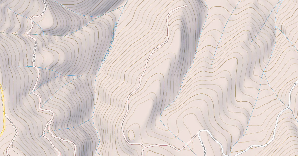 Map preview of MIDDLE FORK