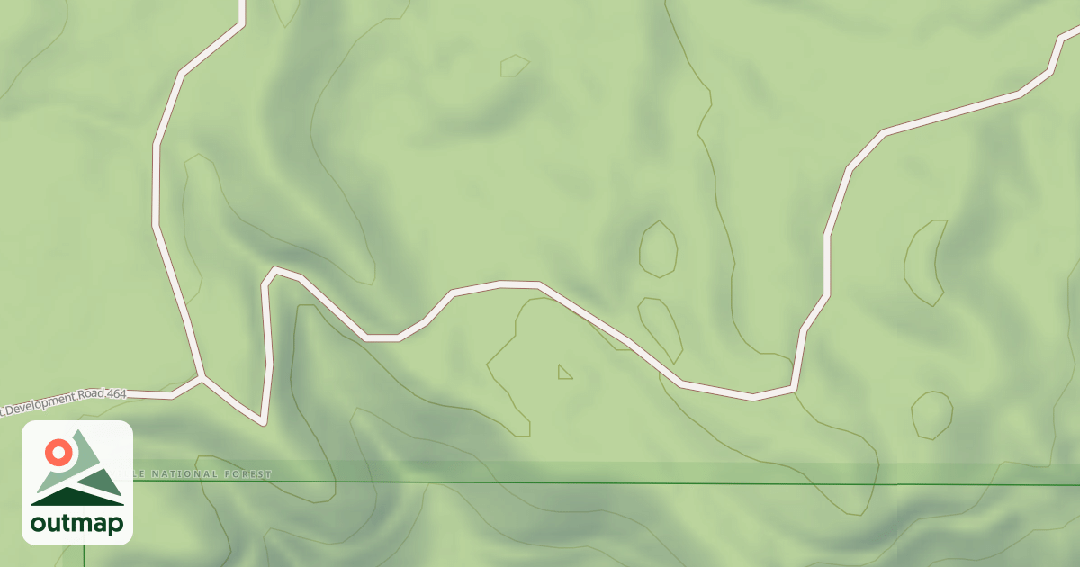 Map of USFS Motor Vehicle Use Map Roads {9DA70ACB-3D1E-4DD1-84C7-D36297F92C63}