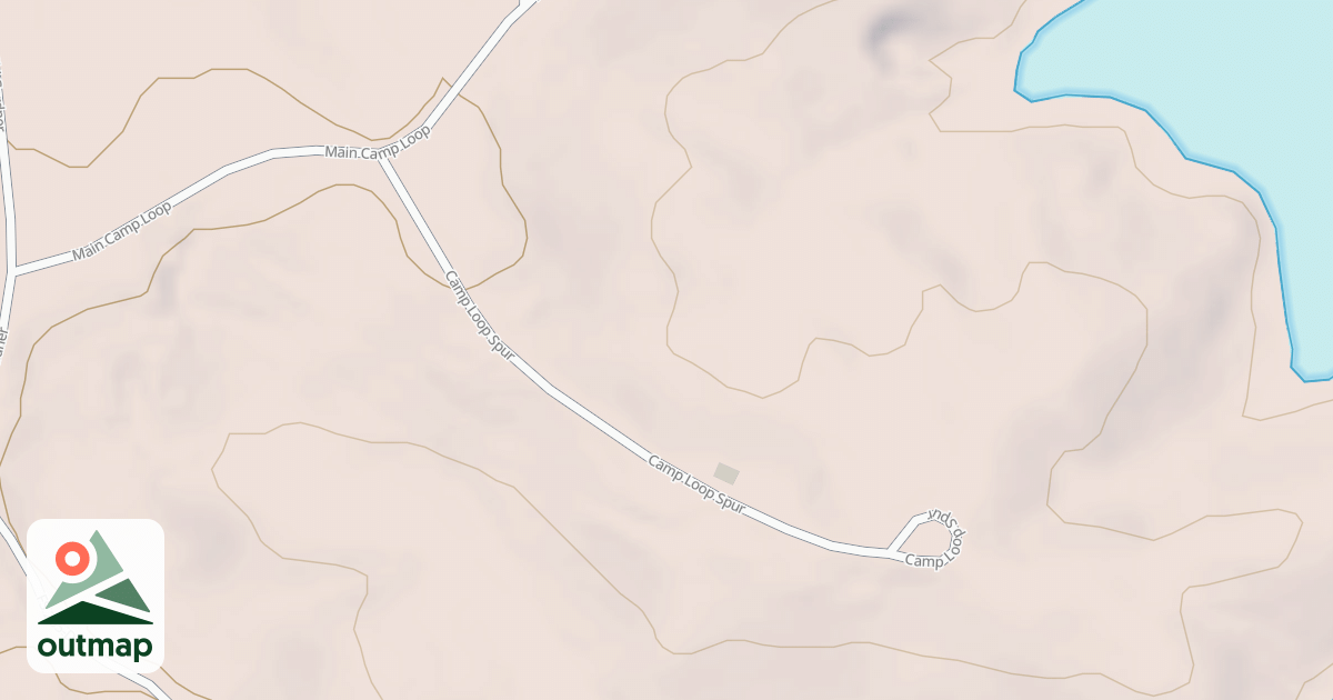 Map of CAMP LOOP SPUR