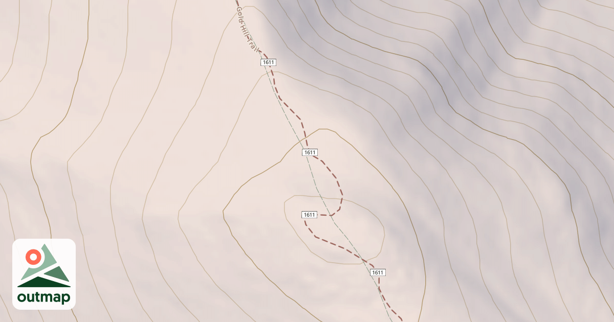 Map of Gold Hill