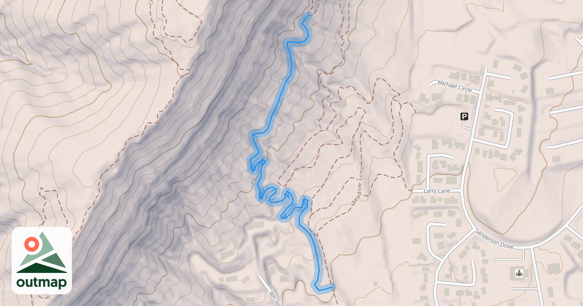 Map of Meeker Flow