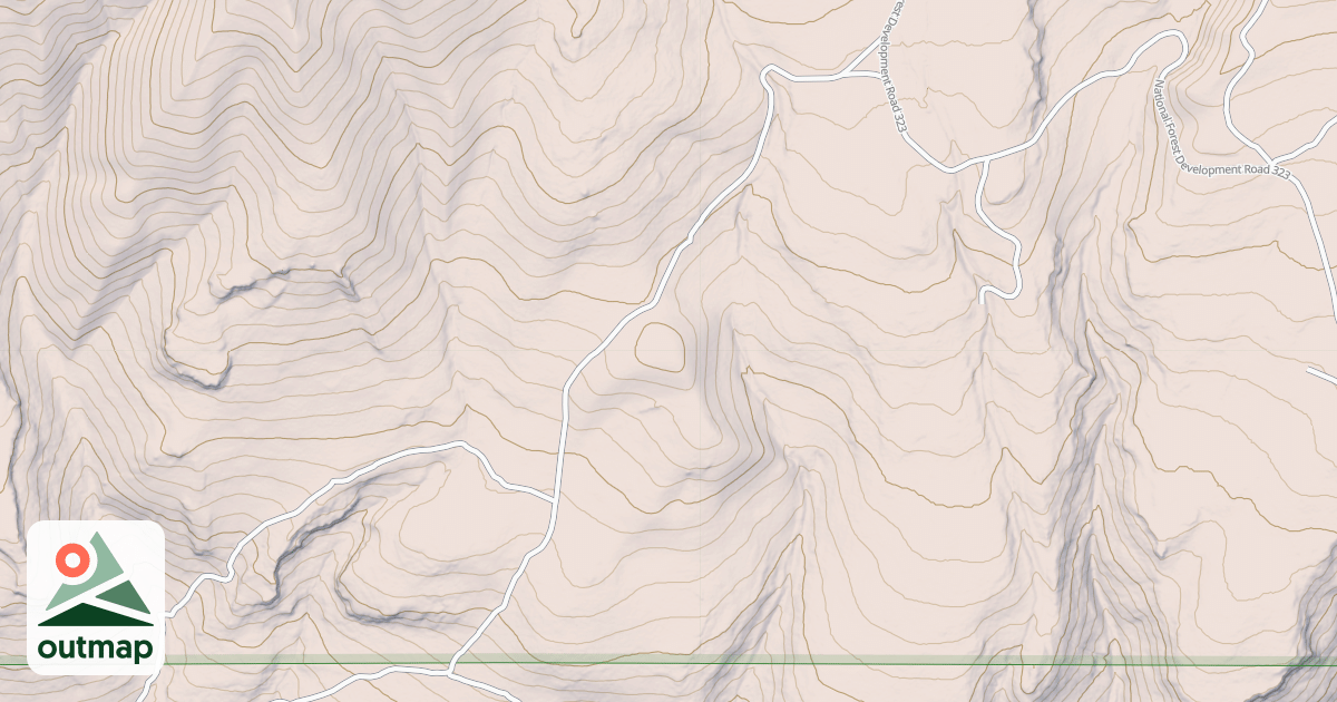 Map of COW CREEK