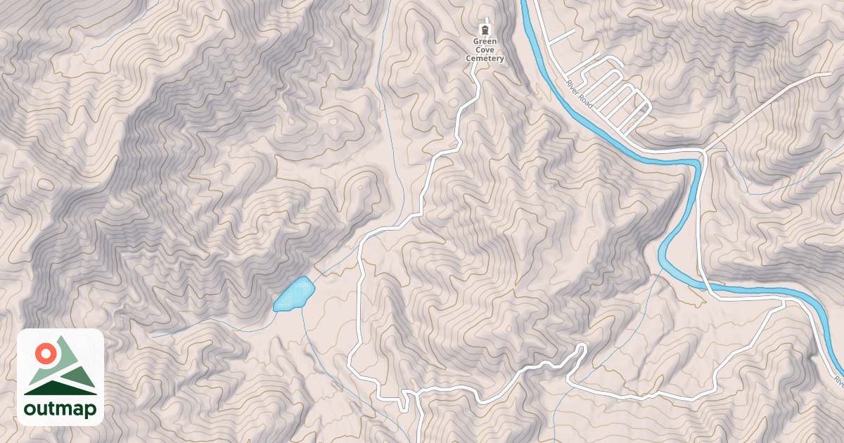 Map of GREEN COVE CEMETERY