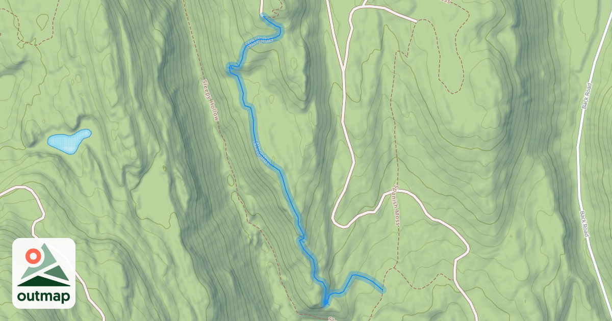 Map of Elk Spine