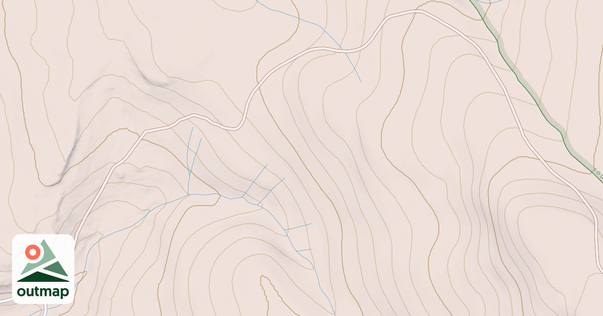 Map of CHERRY CREEK SPUR
