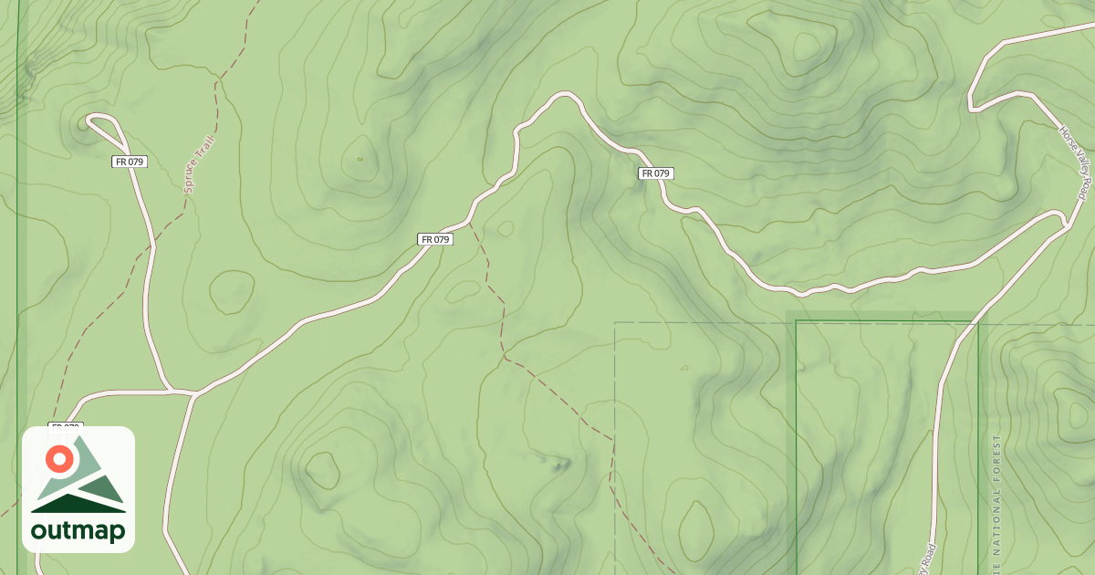 Map of FORKS VALLEY