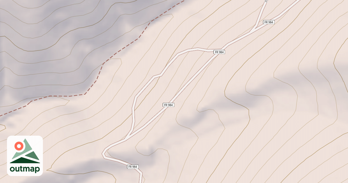 Map of PINE CREEK JEEP NORTH LOOP 3