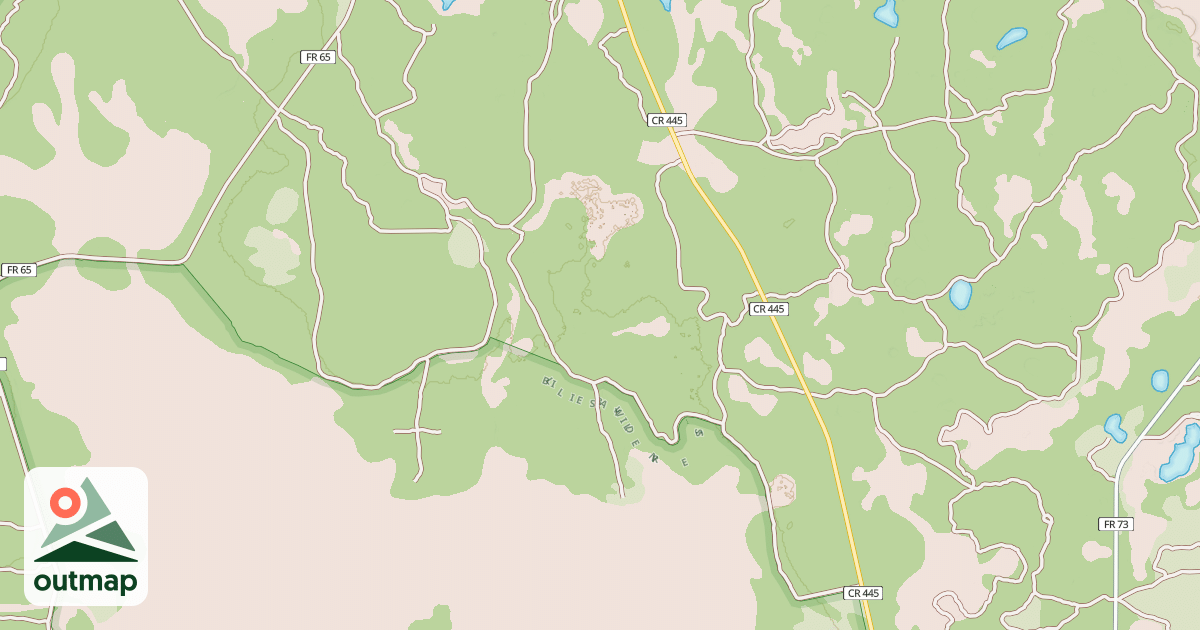 Map of USFS Motor Vehicle Use Map Roads {7A9CD052-928D-460D-A101-5865D5D49BFE}