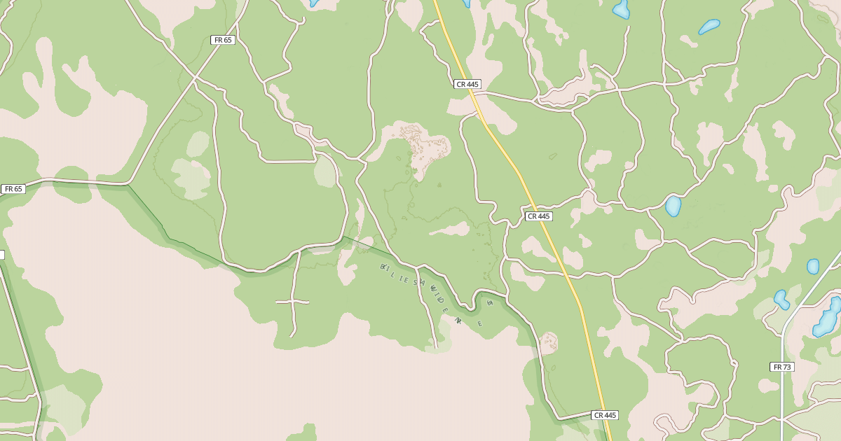 Map preview of USFS Motor Vehicle Use Map Roads {7A9CD052-928D-460D-A101-5865D5D49BFE}