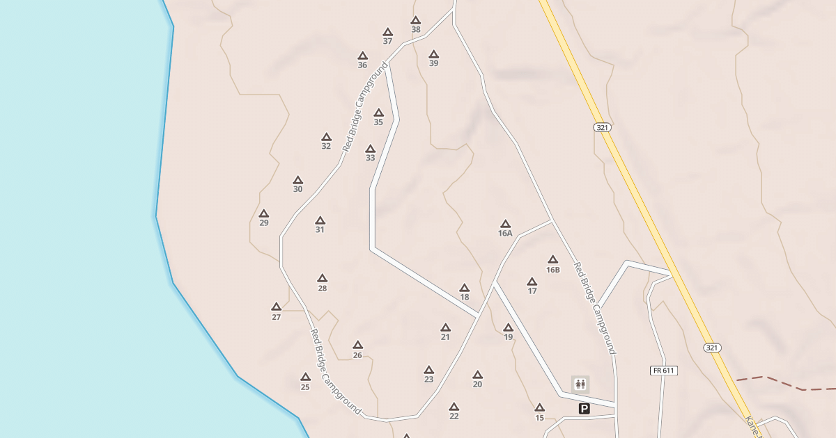 Map preview of RED BRIDGE - B