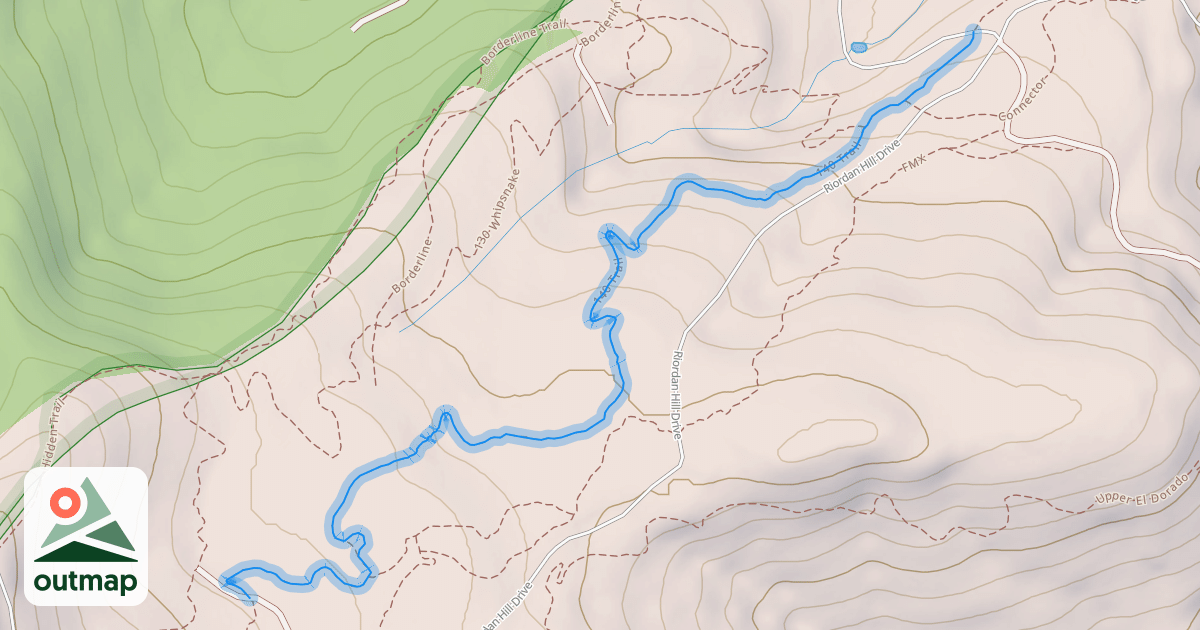 Map of 140 Trail