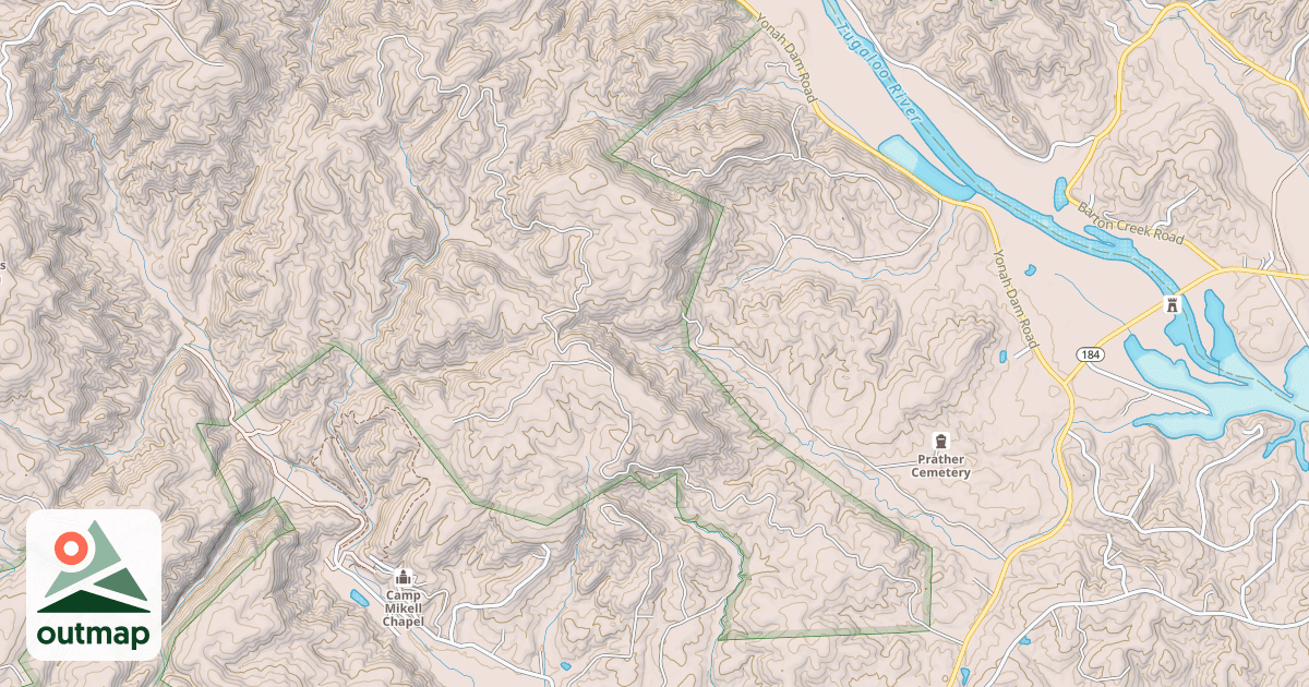 Map of LEE MOUNTAIN