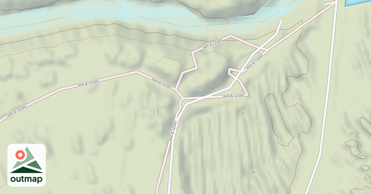 Map of Interlake State Recreation Area Trails