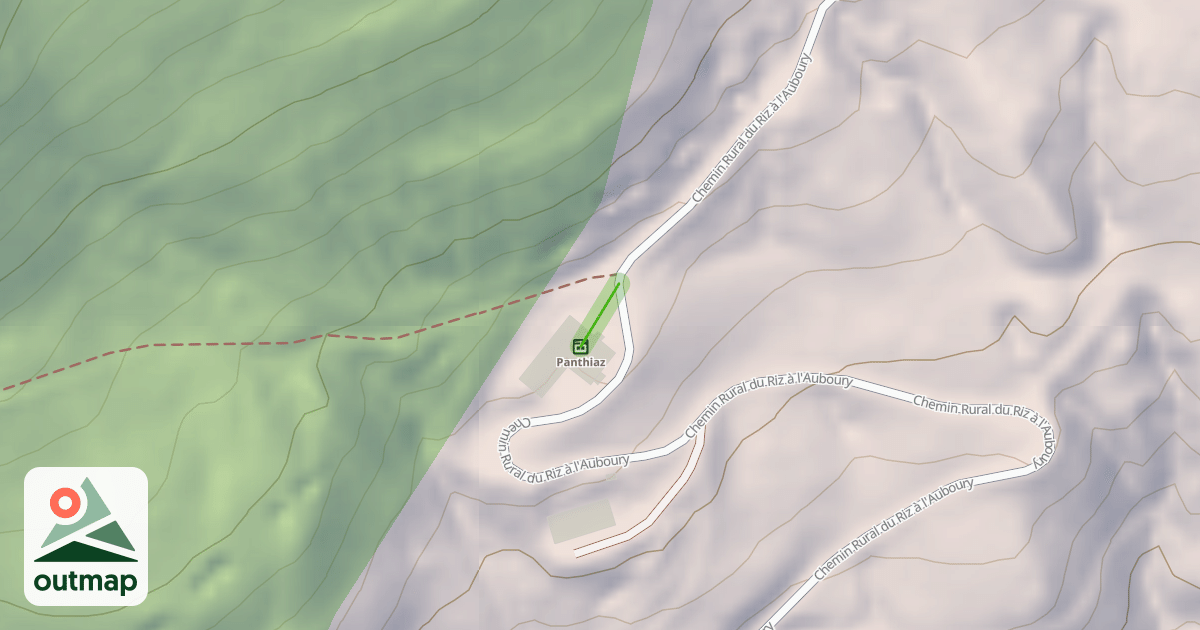 Map of Col Vert