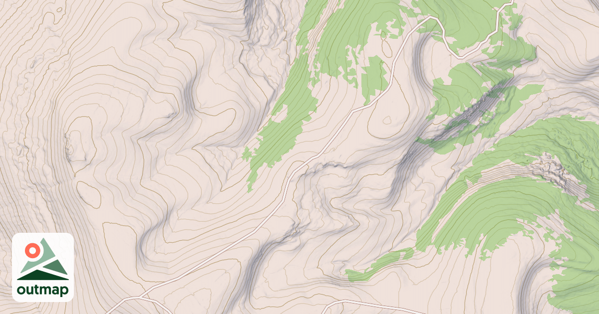 Map of ANTELOPE RIDGE