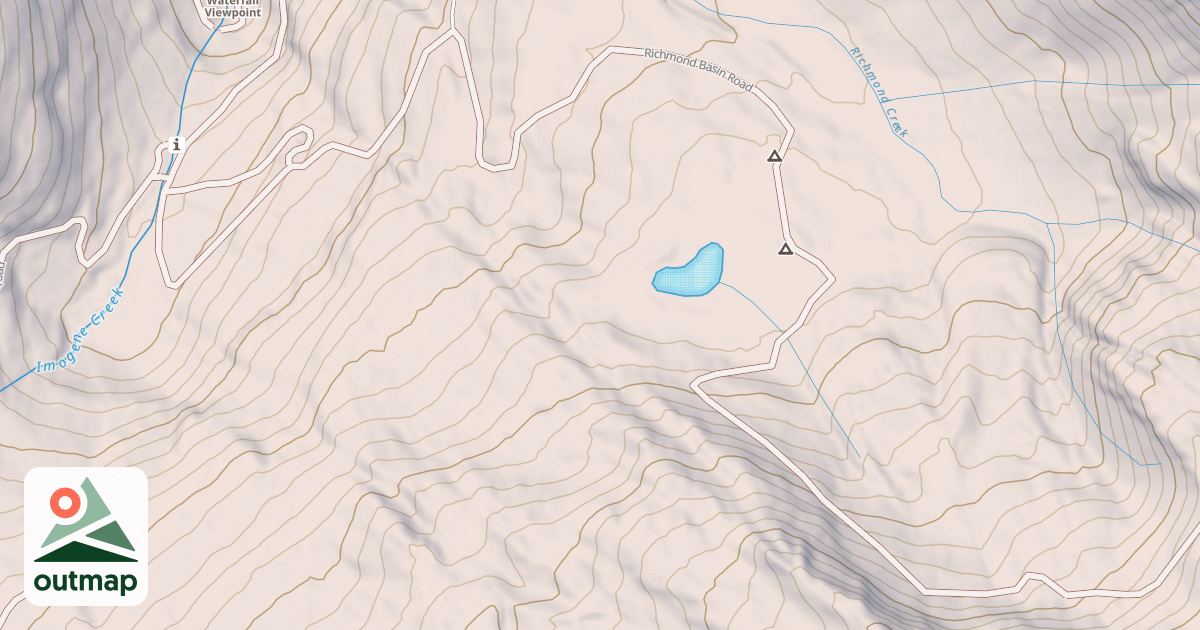 Map of RICHMOND BASIN
