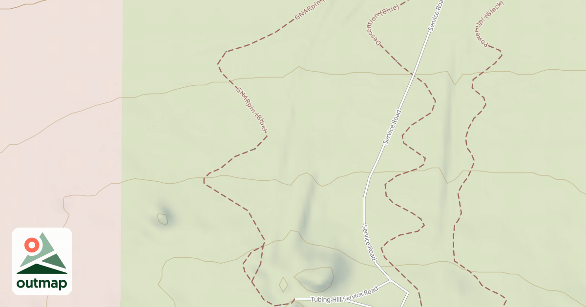 Map of Tube Run 1