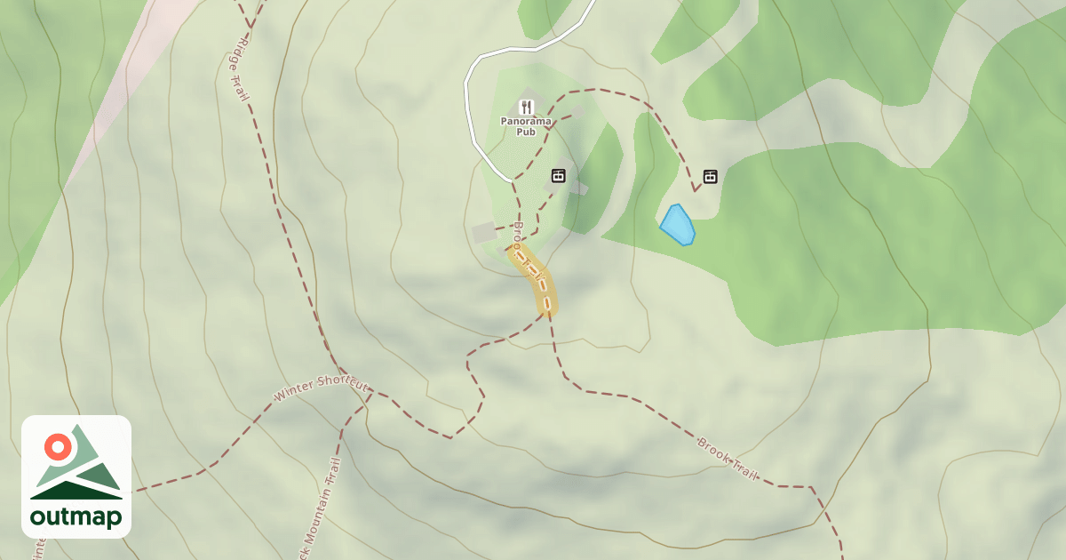 Map of Brook Trail