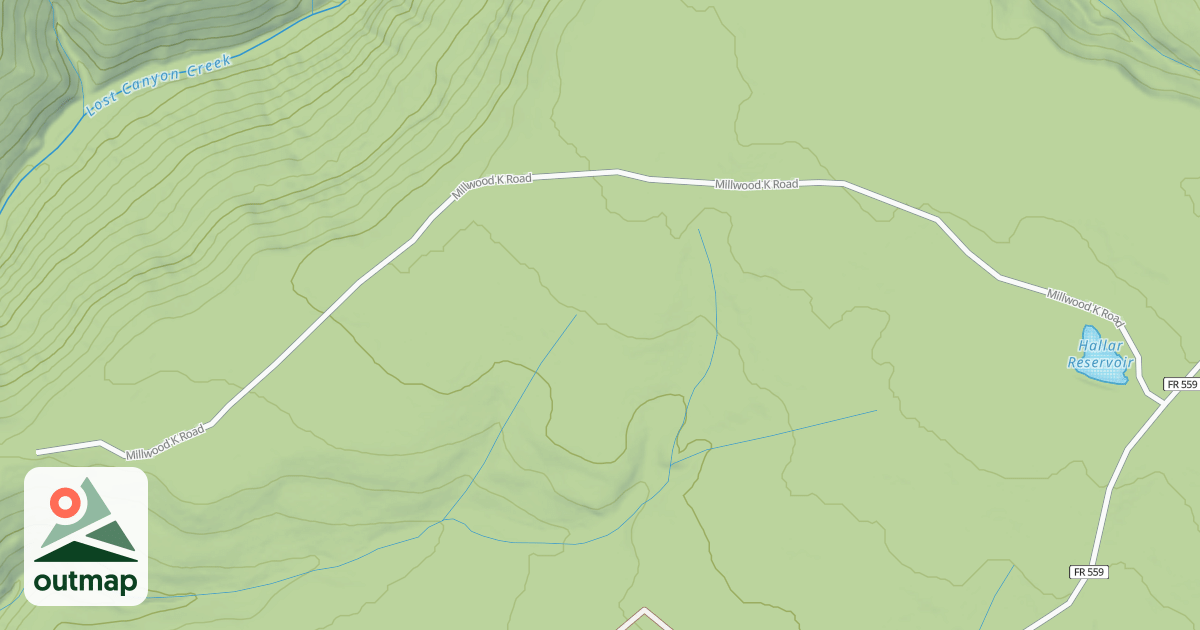 Map of MILLWOOD K