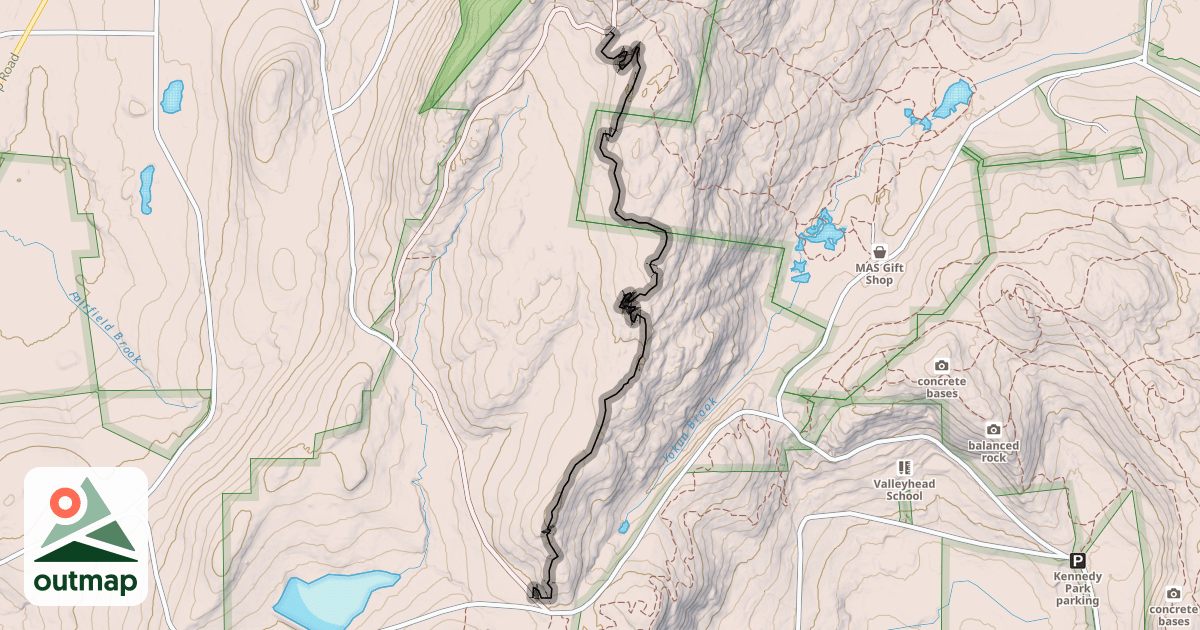 Map of Veda Trail