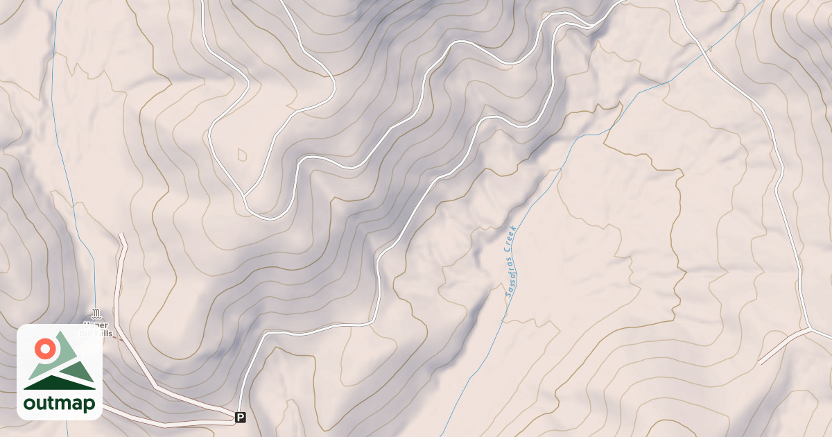 Map of DILLS FALLS