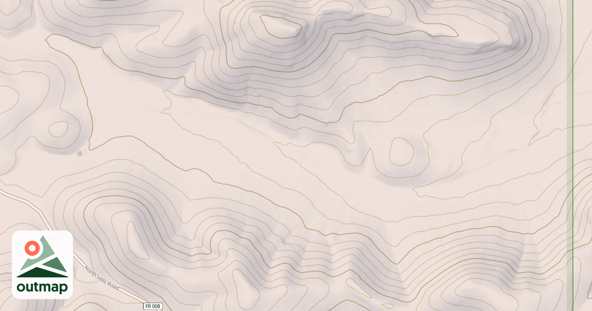 Map of USFS Motor Vehicle Use Map Roads {F50E9BD6-4984-4CCF-A12B-AD206B996B71}