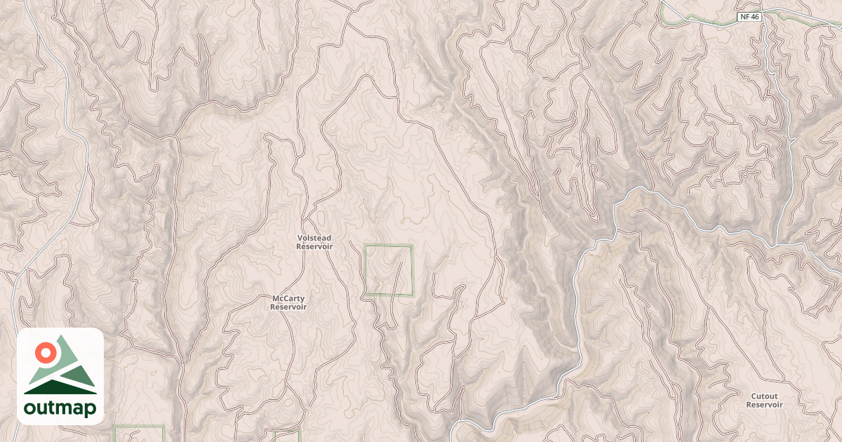 Map of HOLLOW LOG