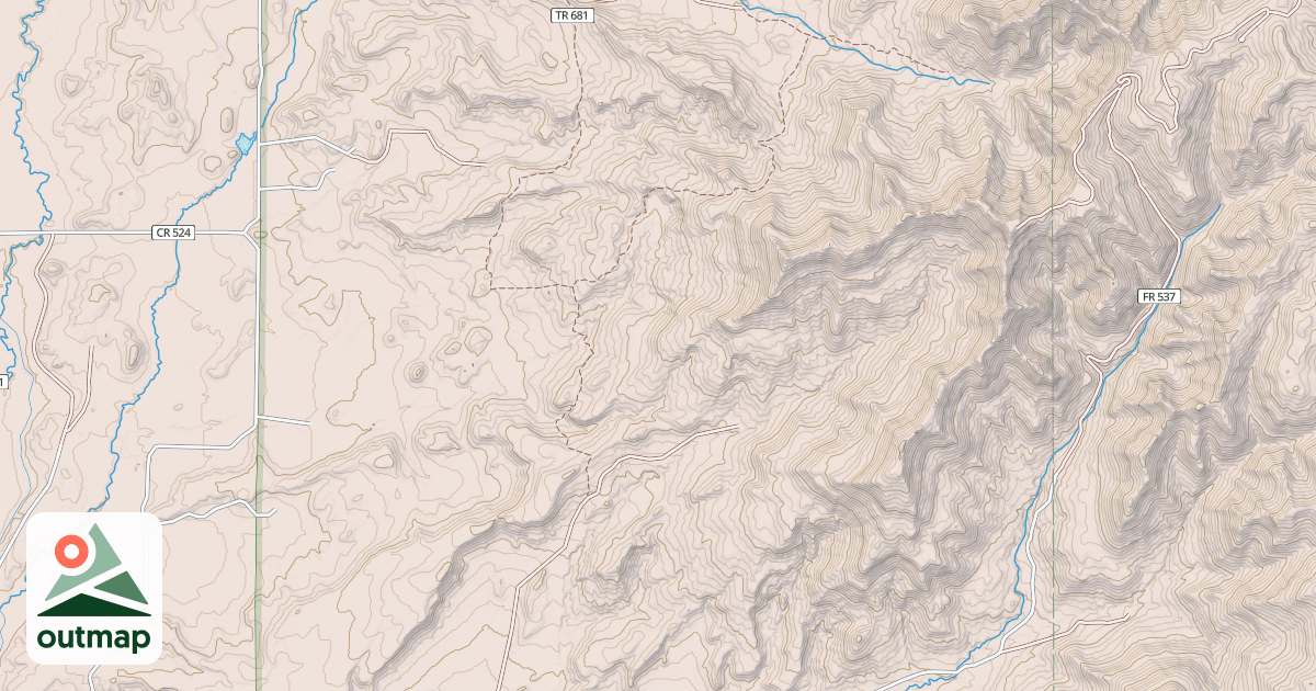 Map of GREEN CANYON