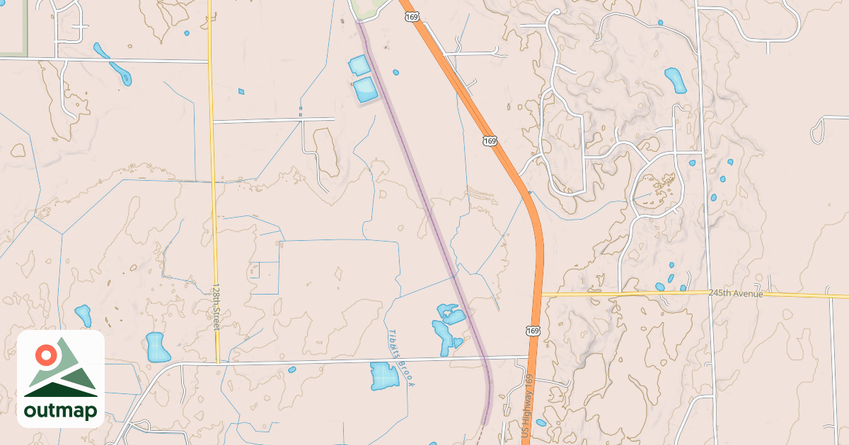 Map of Great Northern Trail