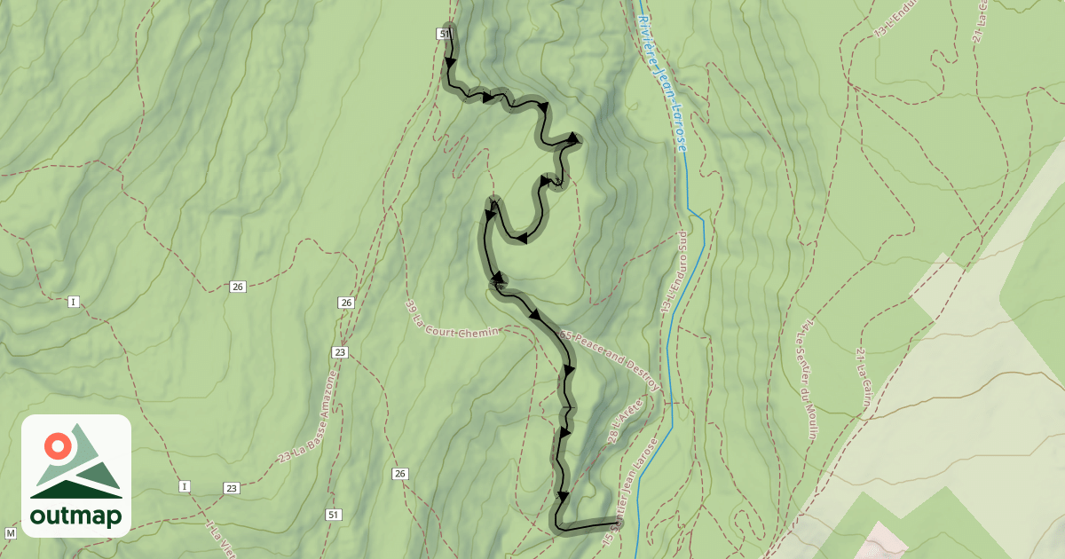 Map of 28 L'Arête