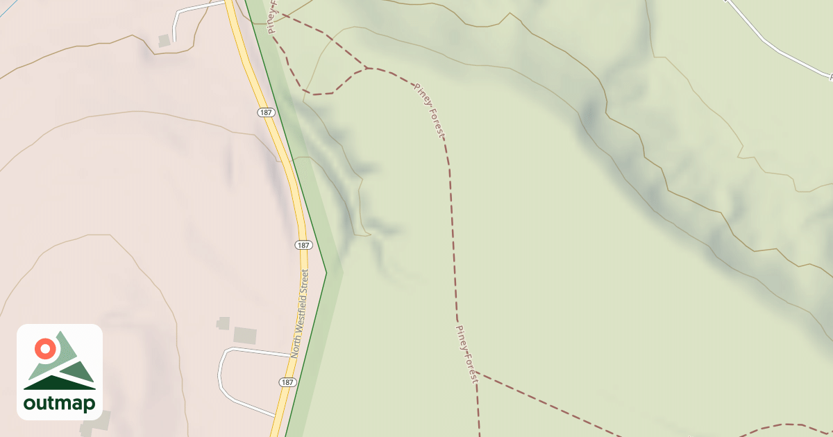 Map of Red Trail