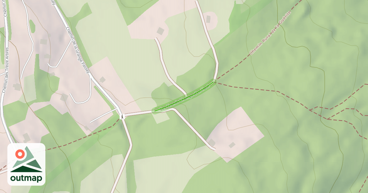 Map of Les Grands Champs d'en Haut