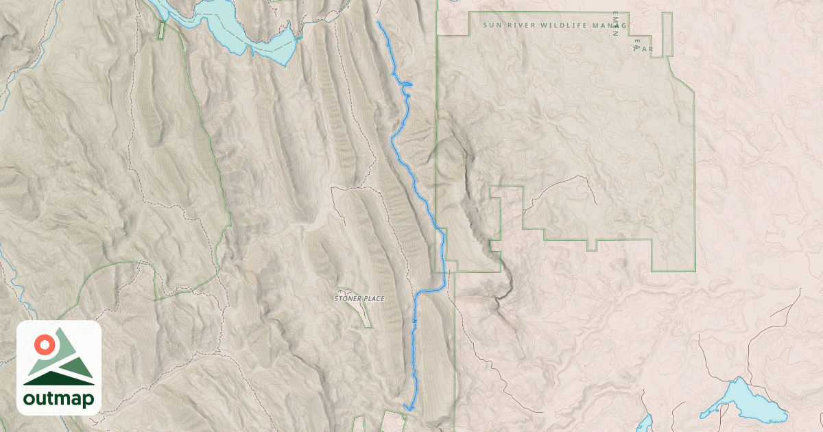 Map of Home Gulch - Lime Gulch #267
