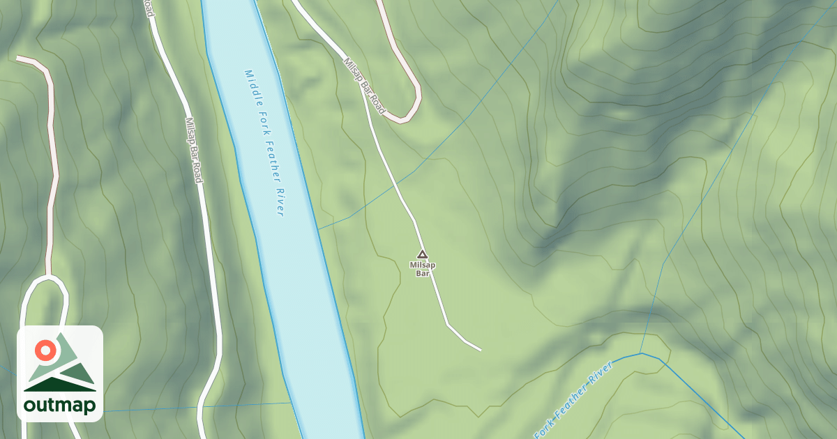 Map of MILSAP BAR C.G.