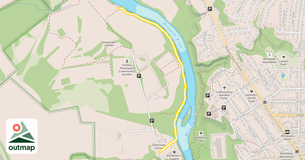 Map of Calkins Trail