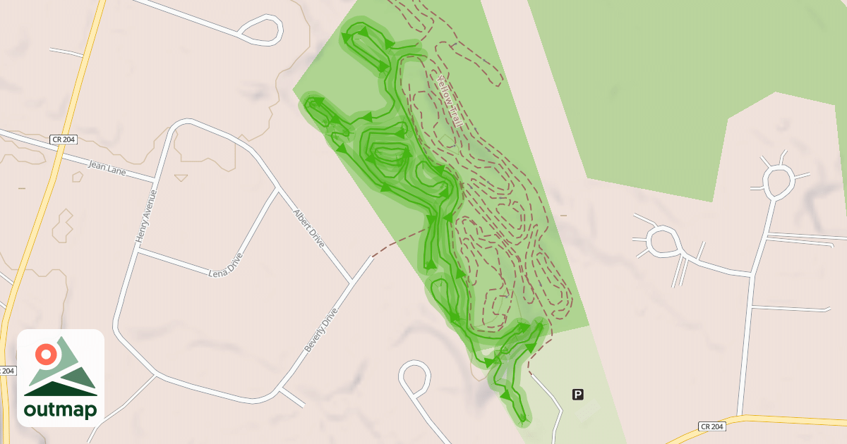 Map of Orange Trail