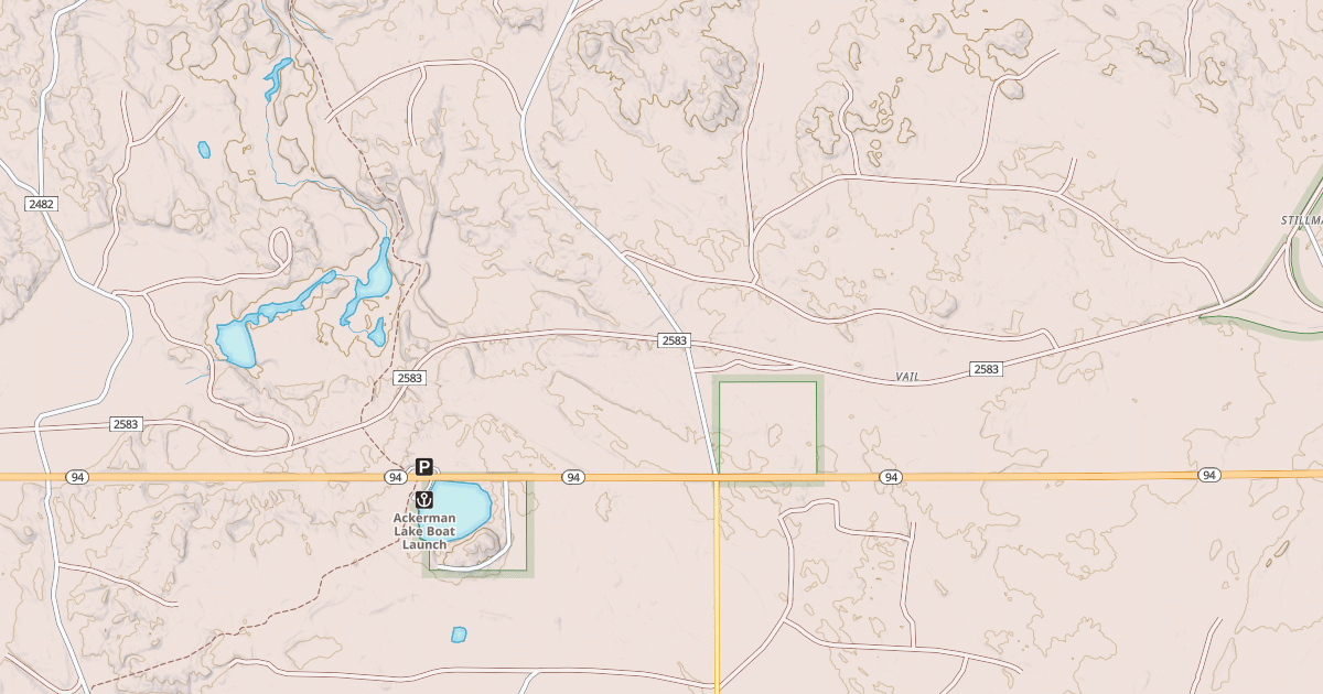 Map preview of PONDS