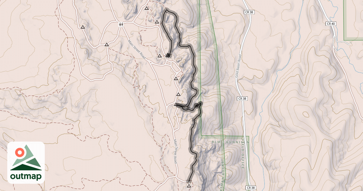 Map of Ring Dike