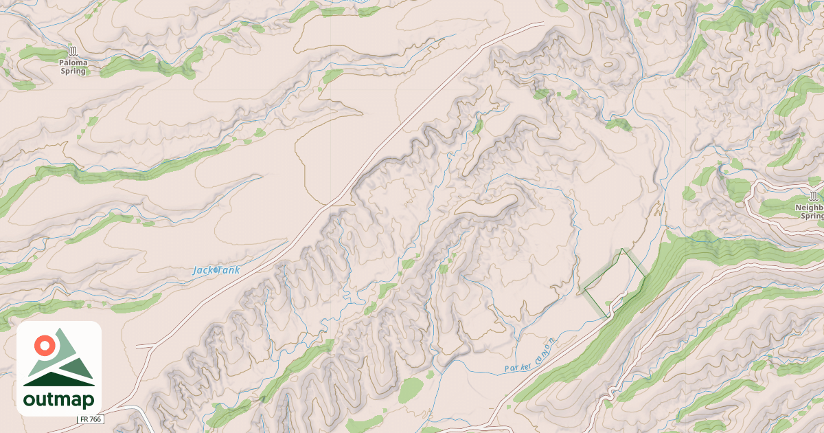 Map of JONES MESA