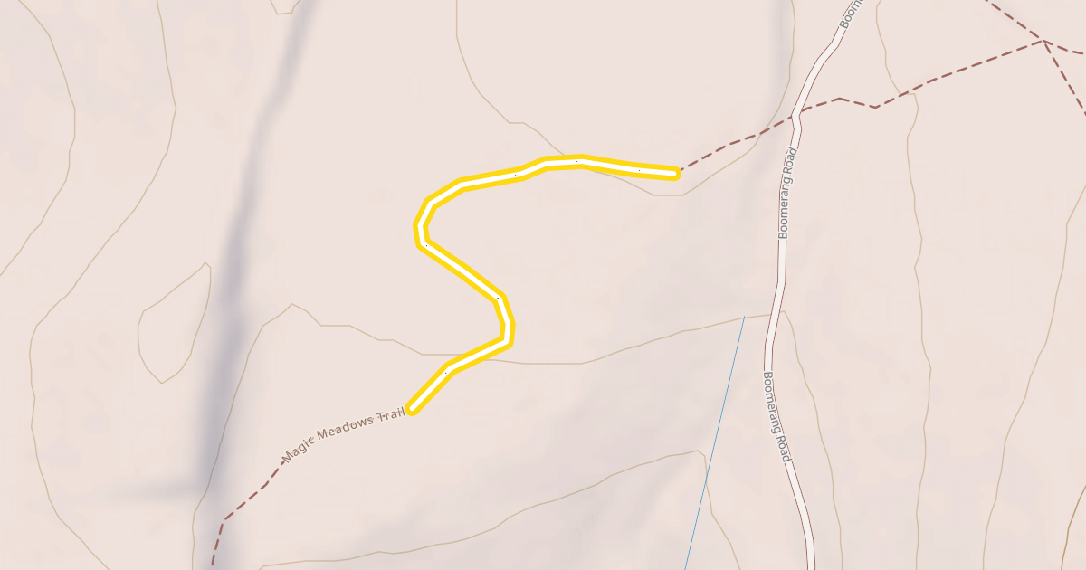 Map preview of Magic Meadows Trail