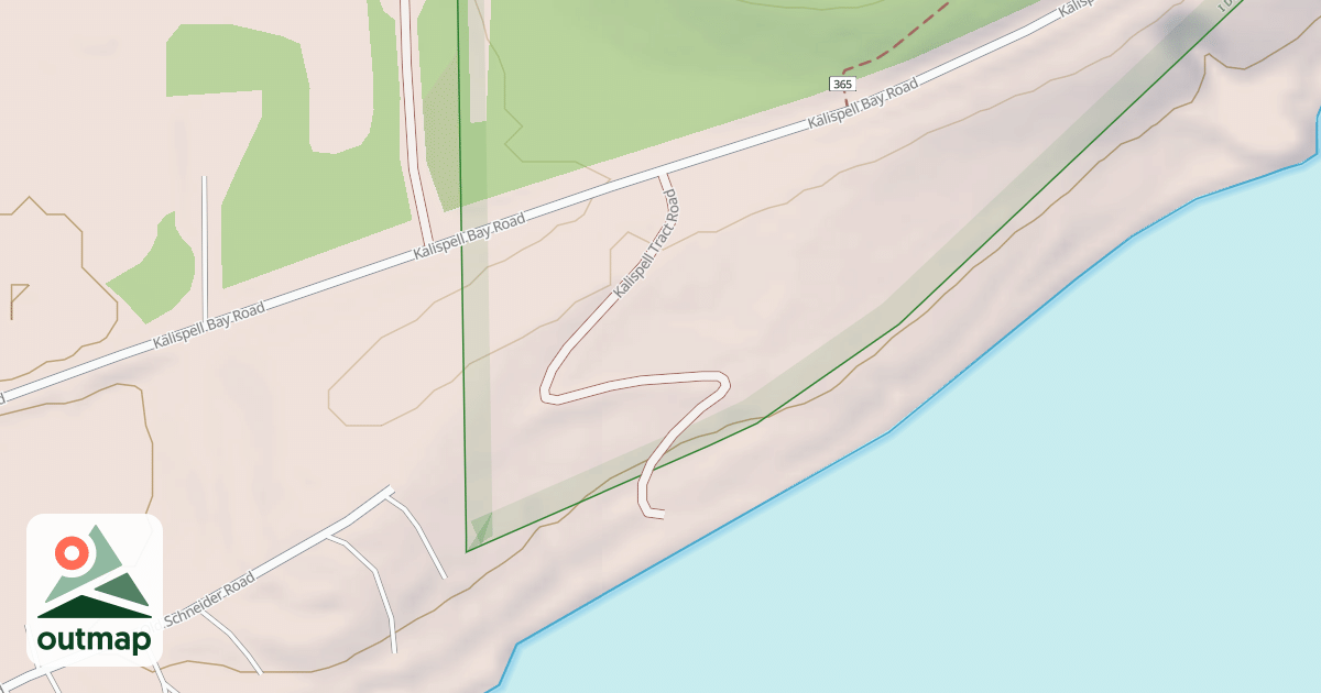 Map of KALISPELL TRACT