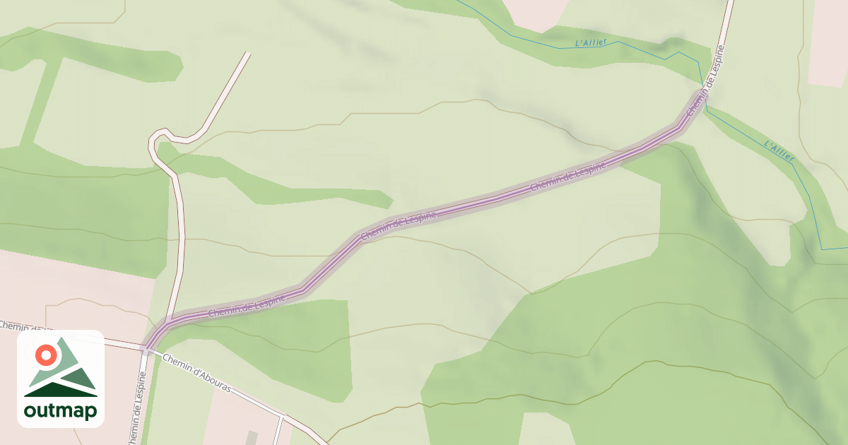 Map of Chemin de Lespine