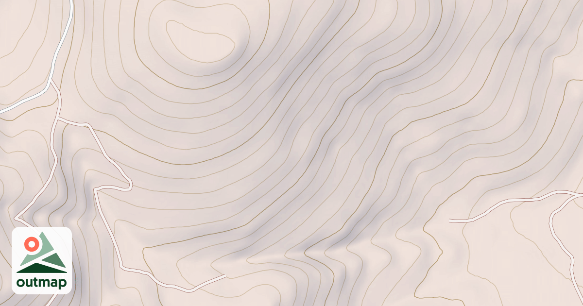 Map of Harrington Peak