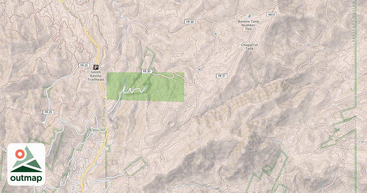 Map of AMULET MINE