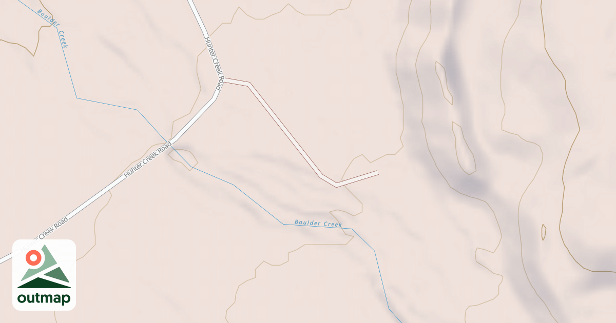 Map of BOULDER CRK.