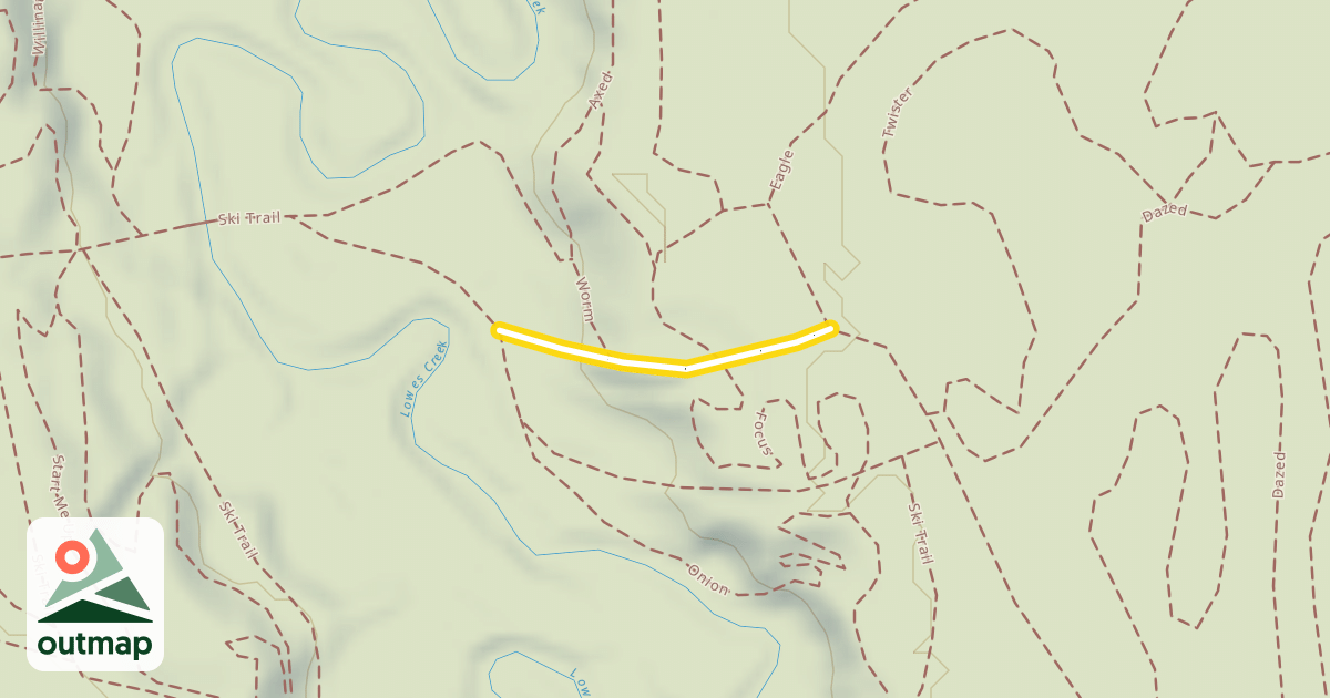 Map of Ski Trail